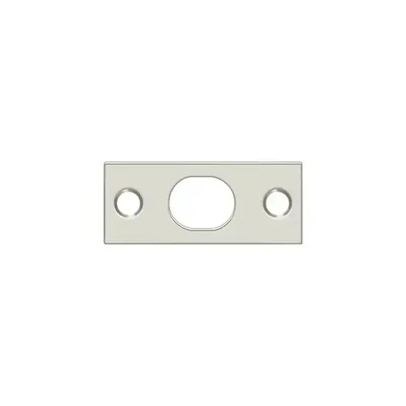 Deltana SP12EFB14 Strike Plate For Extension Flush Bolt in Polished Nickel