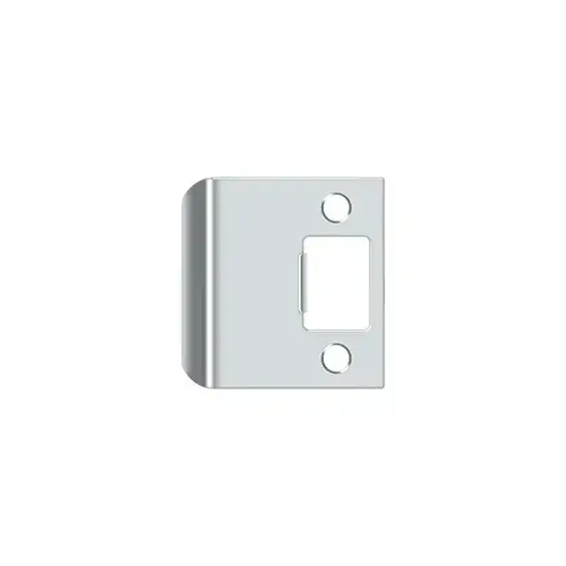 Deltana SPE225U26 Extended Lip Strike Plate, 2 1/4" x 2-1/4" in Polished Chrome