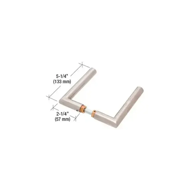 CRL PTH306BS Brushed Stainless PTH Series Modern Style Lever Handle