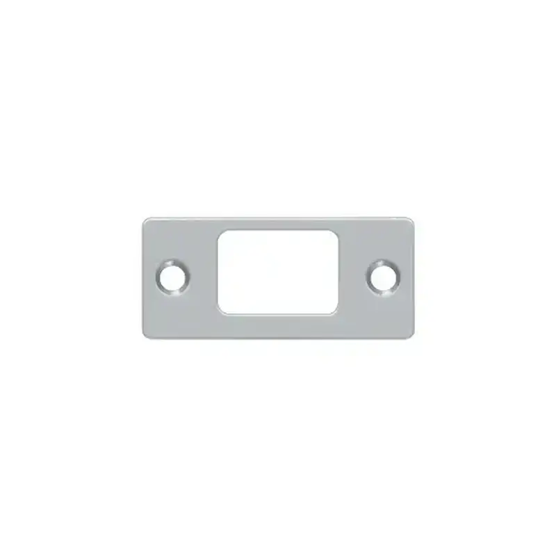 Deltana SP2753U26D Strike Plate, Deadbolt, 2-3/4" x 1-1/4" in Brushed Chrome