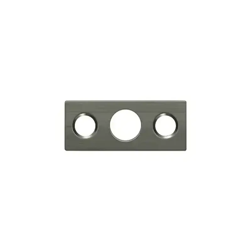 Deltana SP7FBR15A Strike Plate For 7" Flush Bolt in Antique Nickel