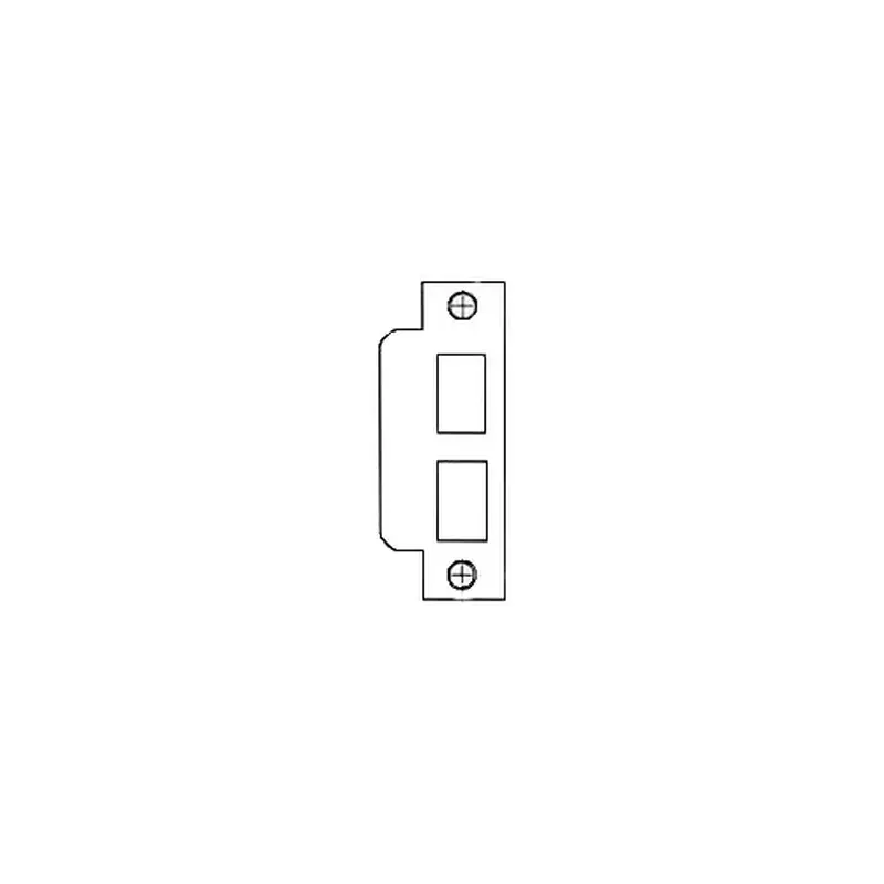 Baldwin 6043102 ASA Strike For 2-3/4" Backset Latch, Deadbolt, Auxiliary Latch Oil Rubbed Bronze Finish