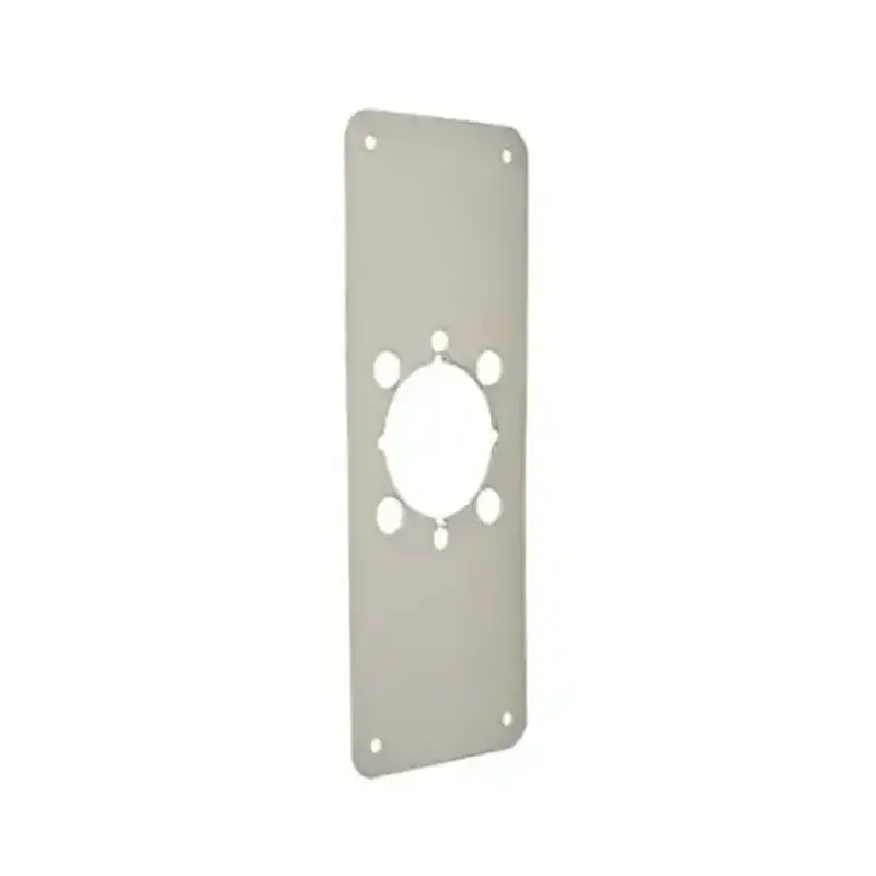 Don Jo RP135092630 3-1/2" x 9" Remodeler Plate with Cross Bolt Holes Satin Stainless Steel Finish