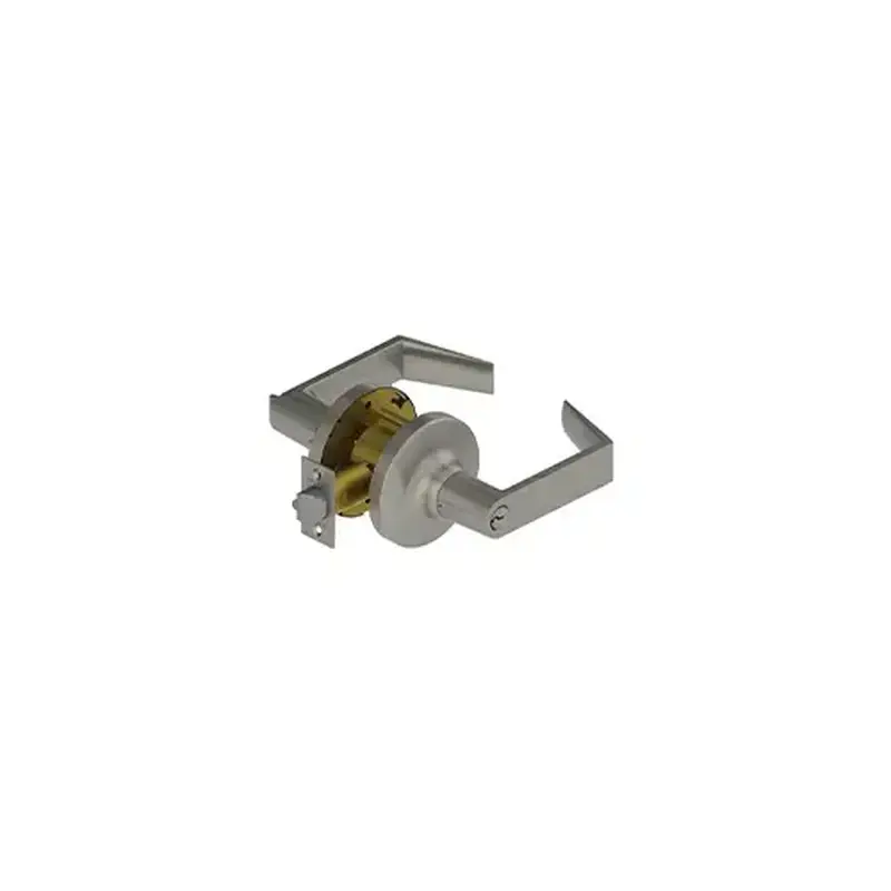 Hager 098322 3453 Withnell Lever Entry Cylindrical Lock with Small Format Interchangeable Core Prep Satin Chrome Finish
