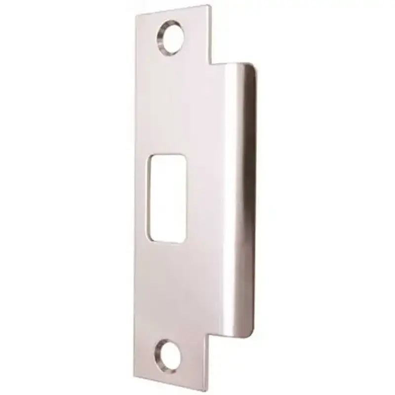 Kwikset 3846-01 26D STRK ASA UL 1-1/4 in. x 4-7/8 in. Asa Metal Jamb Strike, Brushed Chrome