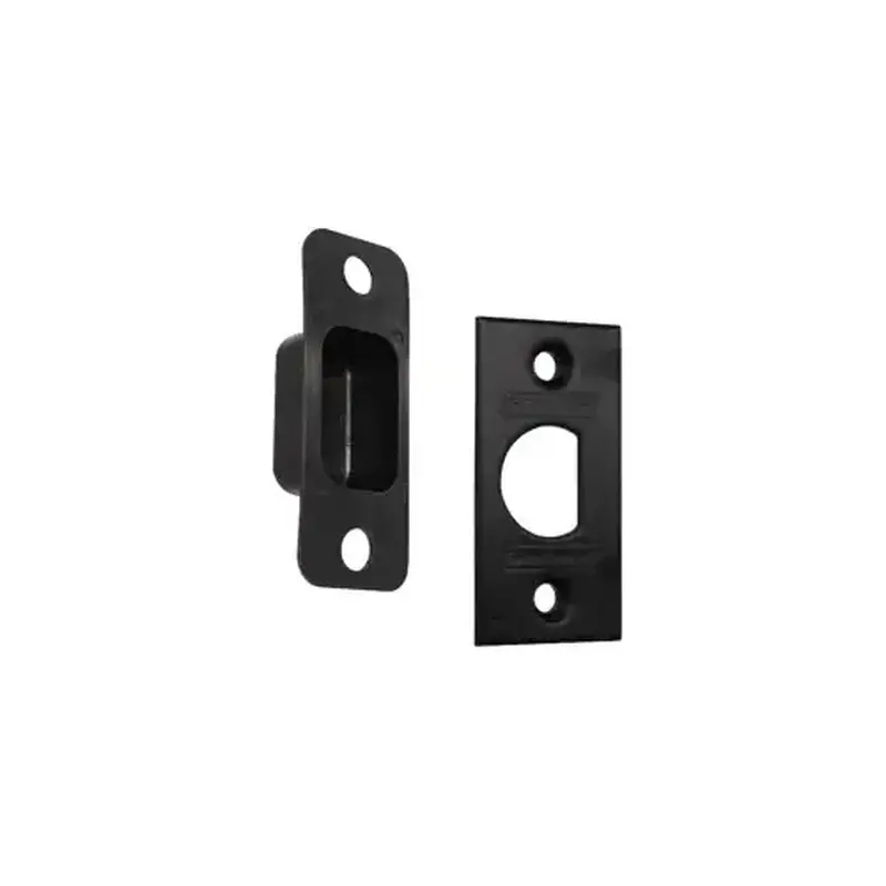 Schlage Commercial 10001622 T Strike with Dust Box and Screws Satin Black Finish
