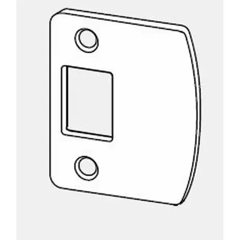Schlage J Dexter Series J250010630 Radius Full Lip Deadbolt Strike Satin Stainless Steel Finish