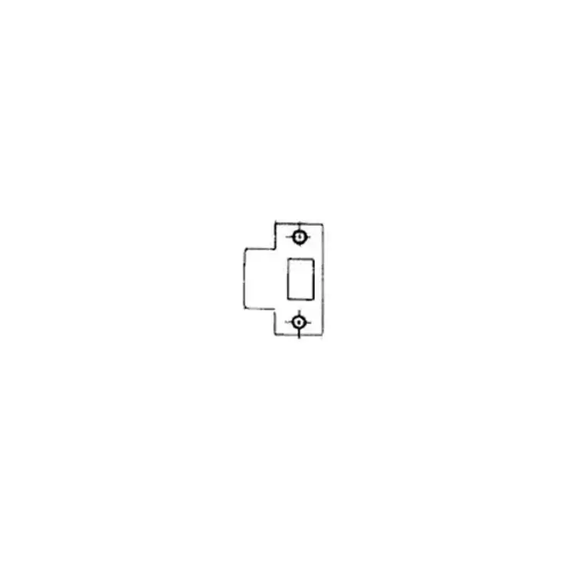 Baldwin 5510031TSTR T Strike with Dust Box Unlacquered Brass Finish