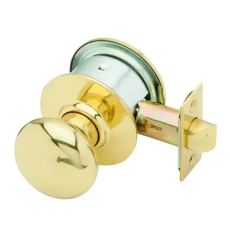 Schlage Commercial A25PLY605 A Series Exit Plymouth Lock with 11096 Latch and 10001 Strike Bright Brass Finish