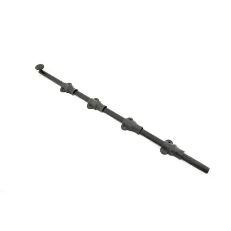 Baldwin 0383190 24" Ornamental Surface Bolt Satin Black Finish