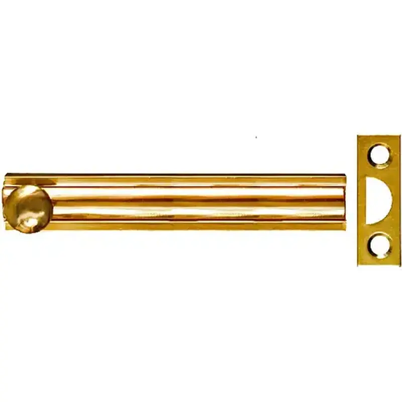 National Hardware N197988 V1922 4" Surface Bolt Solid Brass Finish