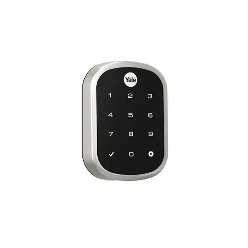 Yale Real Living YRD256NR619 Key Free Assure Touchscreen Stand Alone Deadbolt Satin Nickel Finish