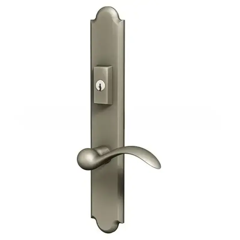 Baldwin MP016056ACT4 Boulder Multi Point Trim Keyed Entry with Turn Knob Configuration 4 Lifetime Satin Nickel Finish