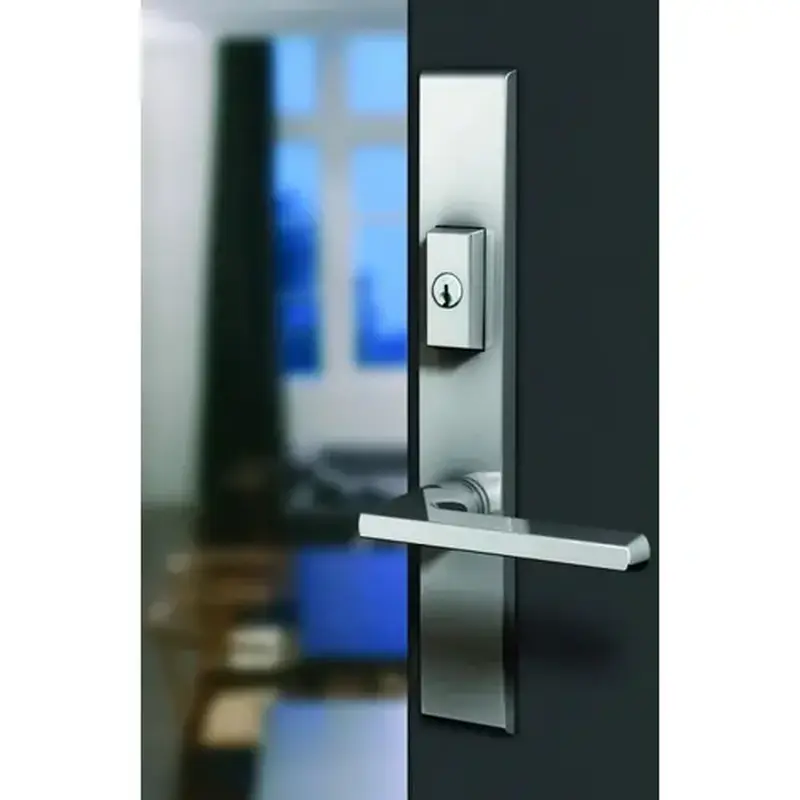 Baldwin MP013033ACT2 Lakeshore Multi Point Trim Keyed Entry with Turn Knob Configuration 2 Vintage Brass Finish