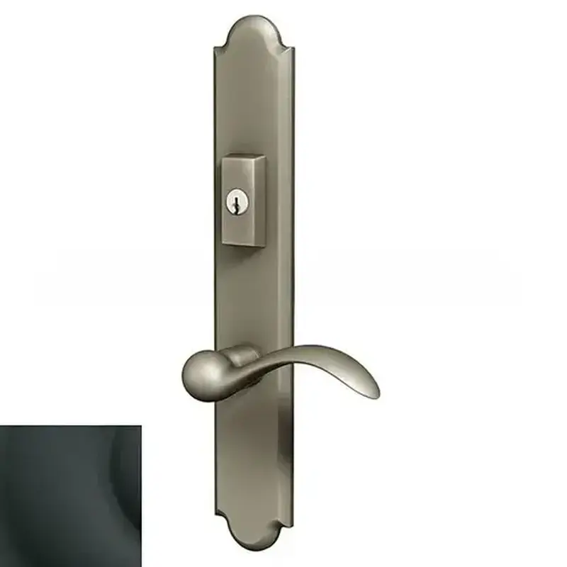 Baldwin MP016190PAT6 Boulder Multi Point Trim Patio Configuration 6 Satin Black Finish