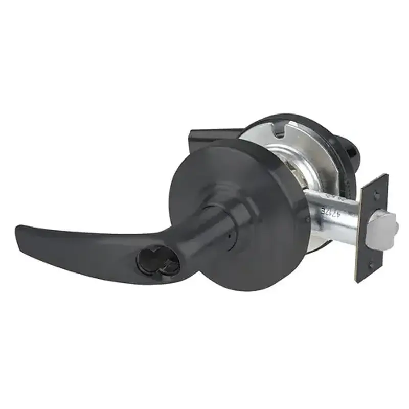 Schlage Commercial ND73JDATH622 ND Series Corridor Large Format Less Core Athens with 13-247 Latch 10-025 Strike Matte Black Finish