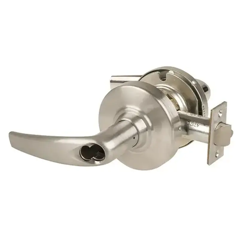 Schlage Commercial ND97JDATH619 ND Series Vandlgard Corridor Large Format Less Core Athens with 13-247 Latch 10-025 Strike Satin Nickel Finish