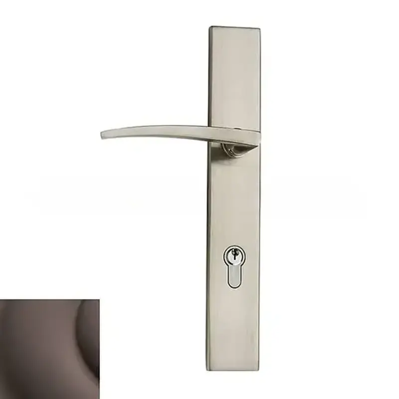 Baldwin MP005112ACT4X Santa Monica Multi Point Trim Keyed Entry with Turn Knob Configuration 4 Minus Lever Venetian Bronze Finish