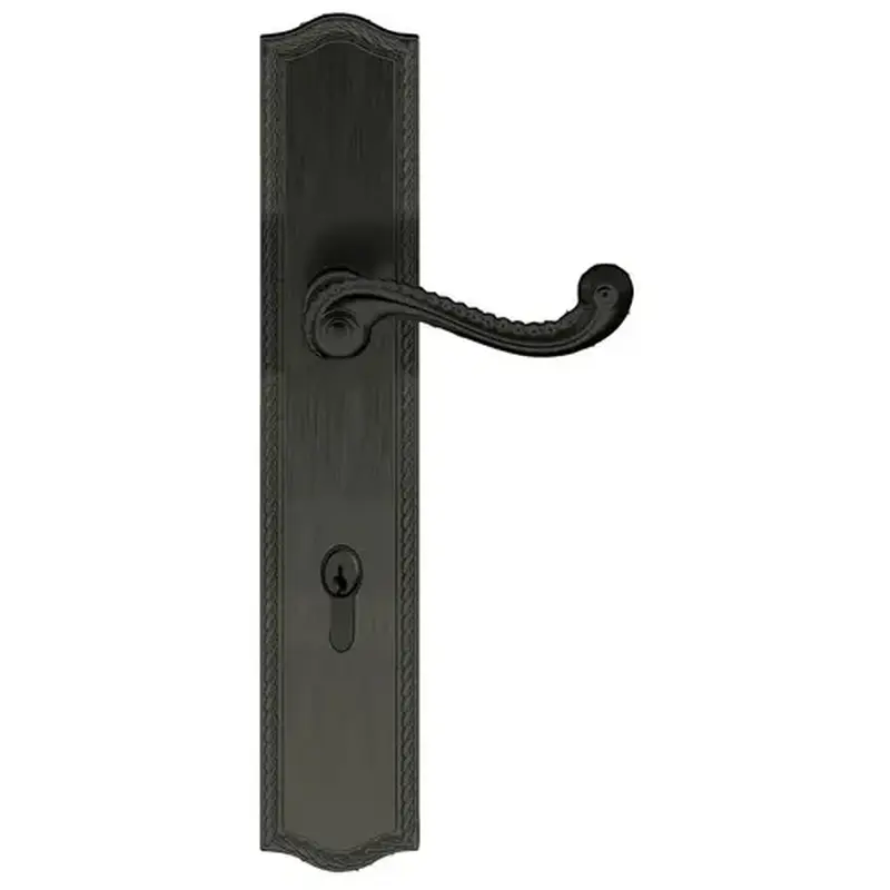 Baldwin MP009190PAT1 Bristol Multi Point Trim Patio Configuration 1 Satin Black Finish