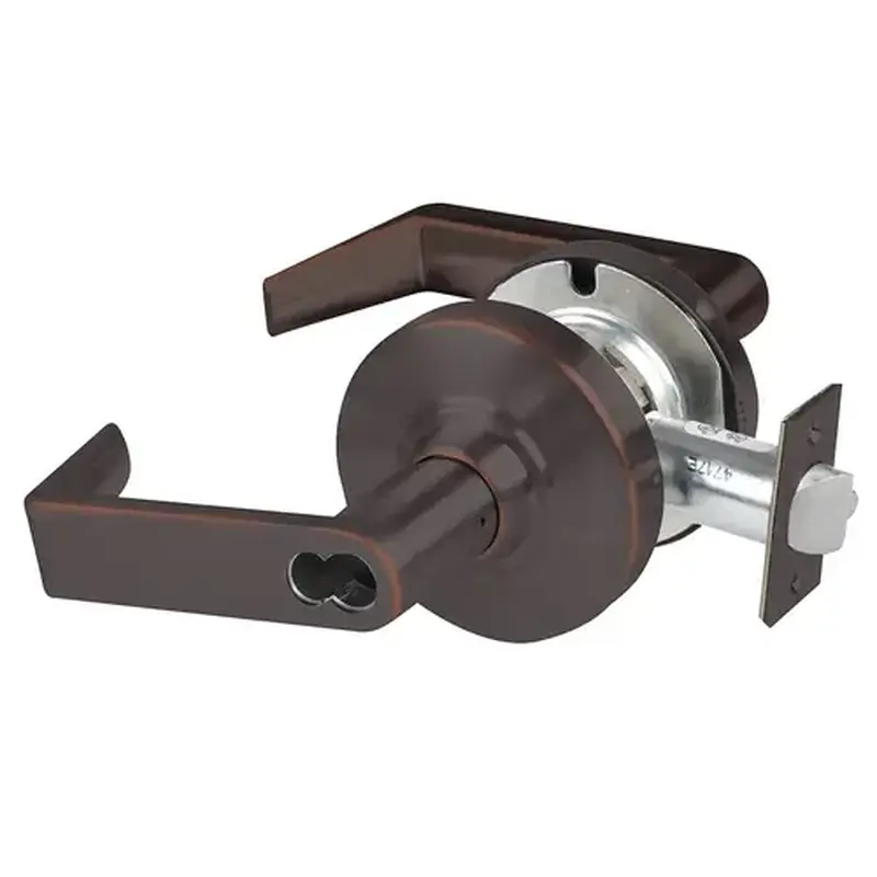 Schlage Commercial ND70BDRHO643E ND Series Classroom Small Format Less Core Rhodes with 13-247 Latch 10-025 Strike Aged Bronze Finish