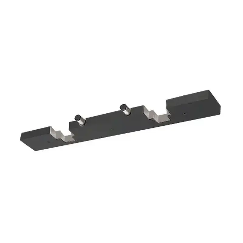 CRL ESP2SDMBL Matte Black Steel Electric Strike Keeper for Double Stile Doors - Fail Secure
