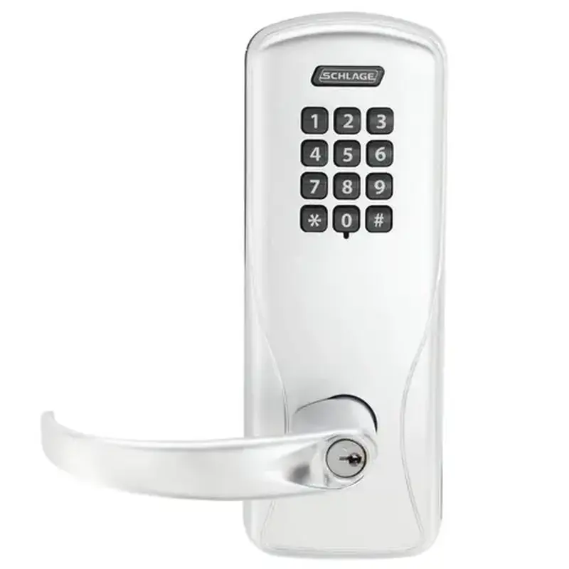 Schlage Electronics CO200MS70KPSPA625PR Electric Mortise Lock Bright Chrome