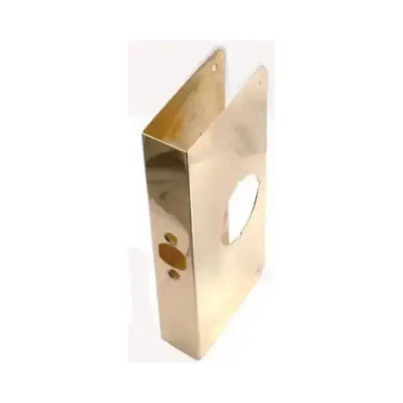 BELWITH PRODUCTS LLC 2001-PB 9-Inch Brass 1-3/8-Inch Thick Door Reinforcer