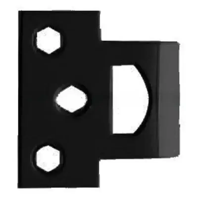 Baldwin 0310060UNIV Universal Strike Satin Brass with Brown Finish