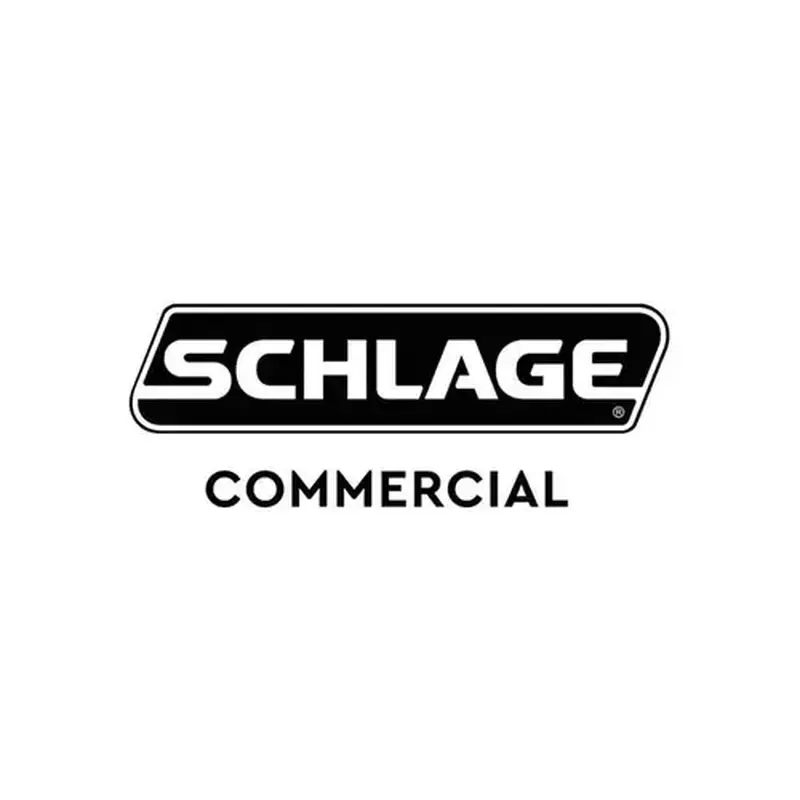 Schlage Commercial 30001F625118 1-1/8" Mortise Cylinder F Keyway with Compression Ring and Spring and L Cam Bright Chrome Finish