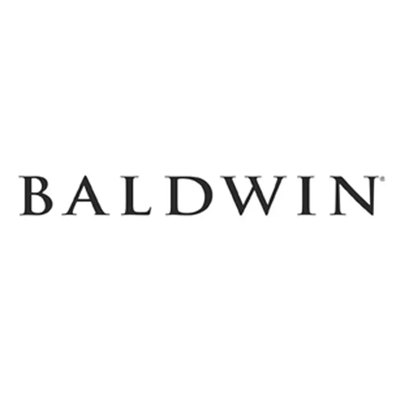 Baldwin 0321044 3" Surface Bolt Lifetime Satin Brass Finish