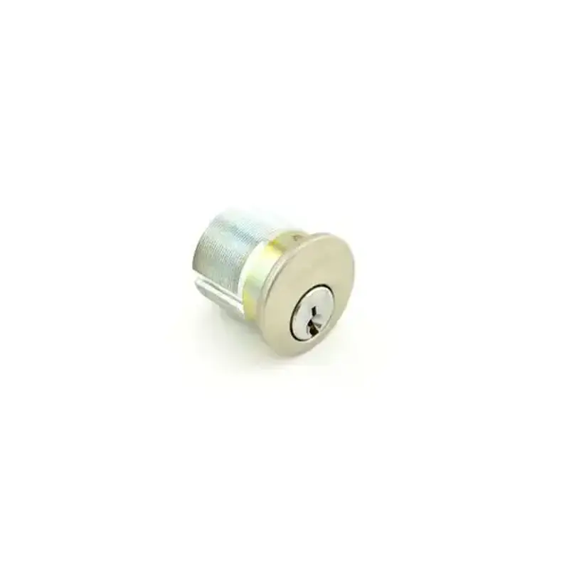 Schlage Commercial 30001E626114 1-1/4" Mortise Cylinder E Keyway with Compression Ring and Spring and L Cam Satin Chrome Finish