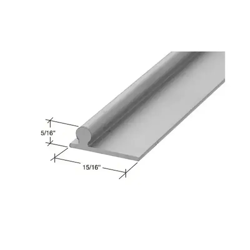 Brixwell PLD1664-CCP24 Aluminum Sliding Glass Door Replacement Rail  24" Stock Length