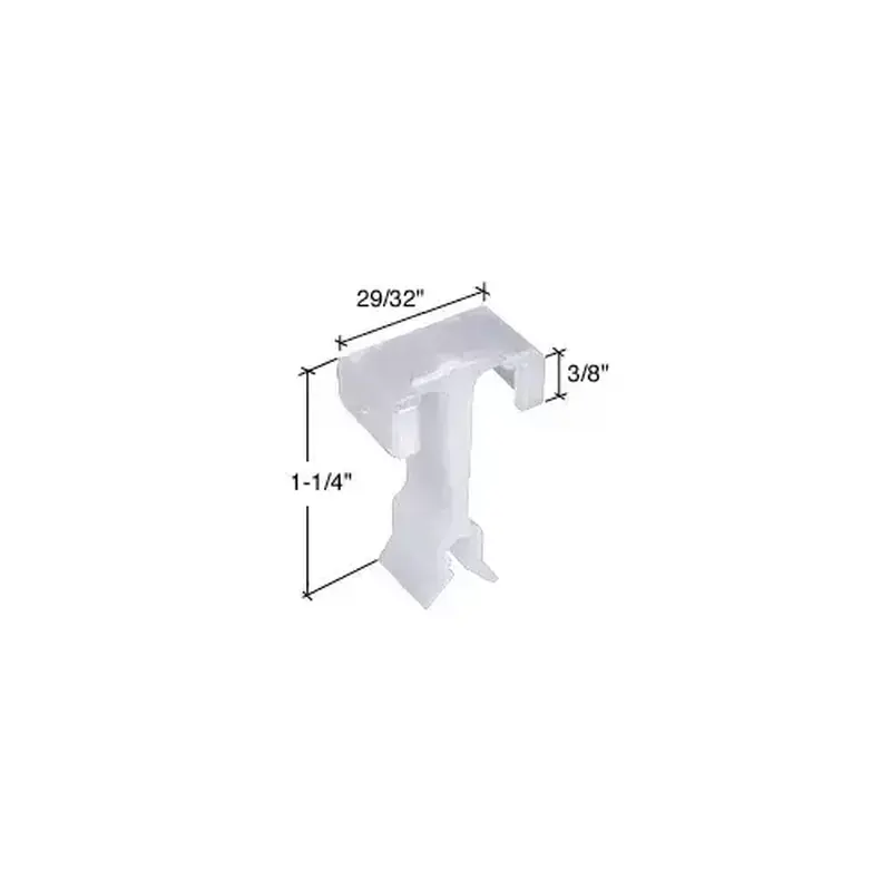 CRL D1684 29/32" Wide Nylon Top Guide for International Doors - pack of 2