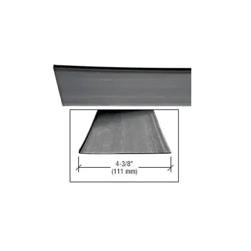 CRL THBS8 96" PVC Barrier Strip for Patio Door Thresholds Black
