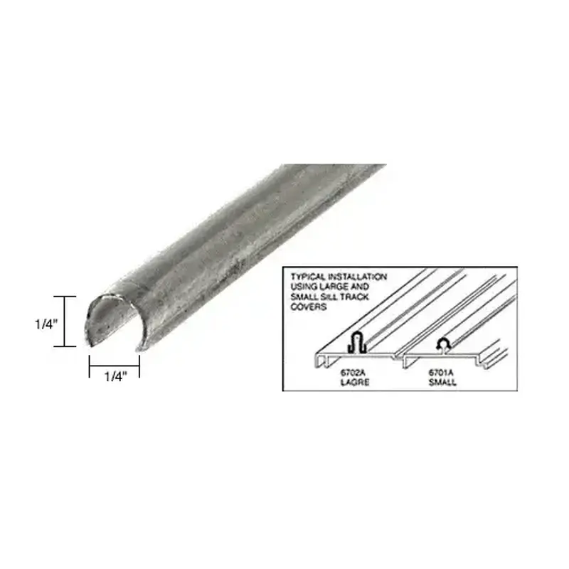 Brixwell 6701A8-CCP48 Stainless Steel Small Patio Door Sill Cover - 48" Stock Length