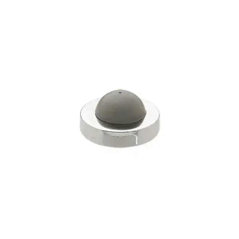 CRL 1270CXCP Brite Chrome Wall Stop with Rubber Bumper