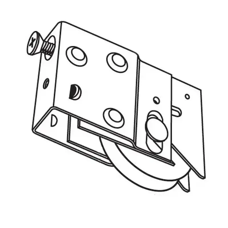Brixwell 9-366n Patio Door Roller Assembly 1-1/2 Nylon Wheel pdr105 N