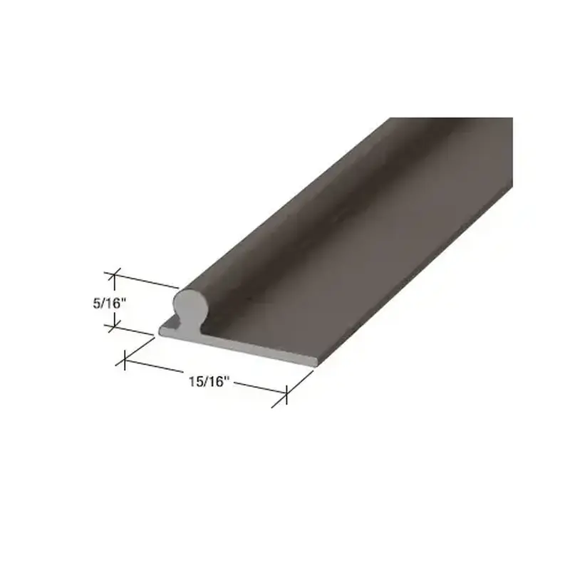 Brixwell PLD1679-CCP4 Bronze Sliding Glass Door Replacement Rail  4 inch Sample