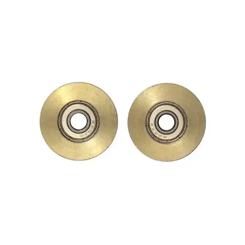 CRL D1796 1-1/4" Diameter Steel Door Rollers - pack of 2
