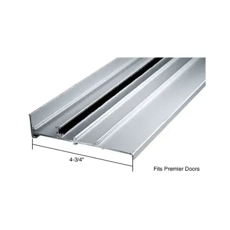 CRL TH612A Aluminum OEM Replacement Patio Door Threshold for Premier Doors - 4-3/4" Wide x 6' Long