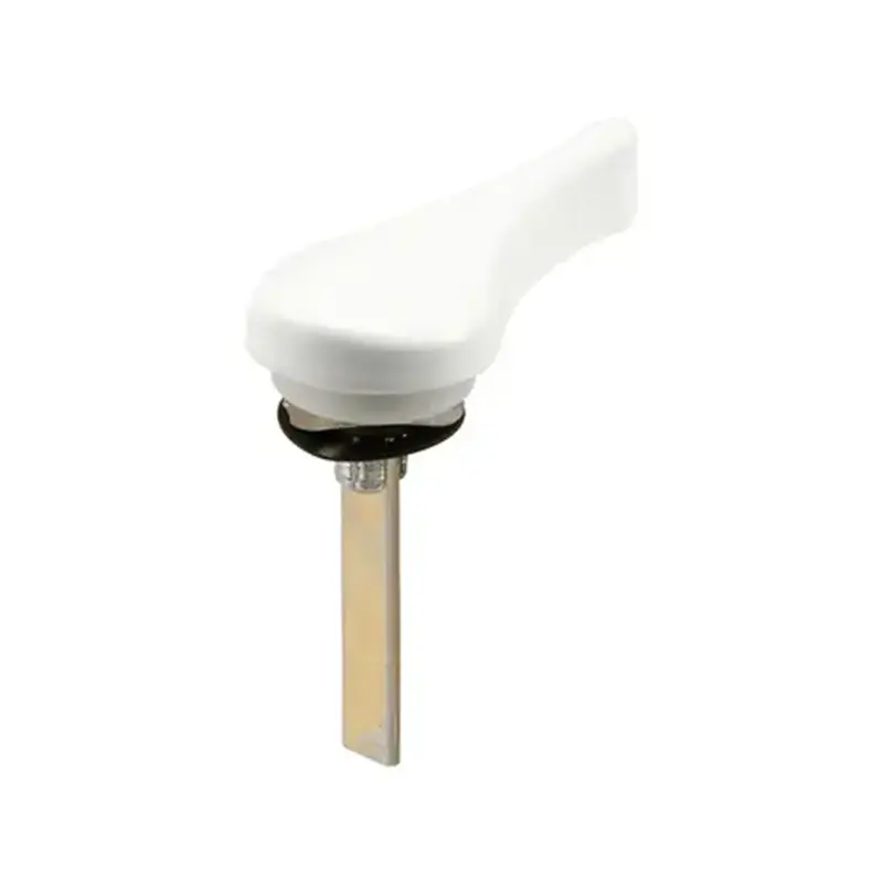 FHC E2703 Sliding Door Latch Lever - 1-3/8" Tail - White Finish (Single Pack)