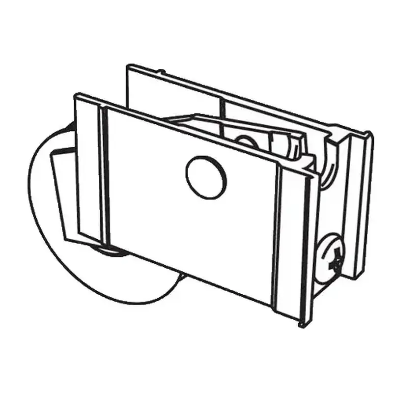 Brixwell 9-330n Patio Door Roller Assembly 1-1/2 Nylon Wheel pdr100 N