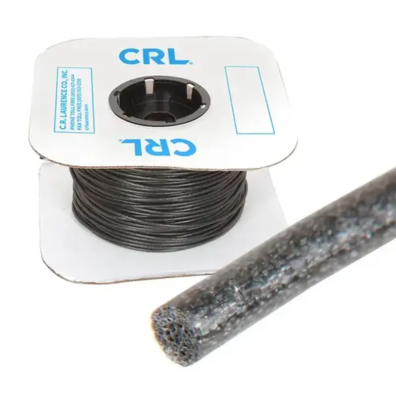 CRL FSS135 Black .135" Foam Core Screen Spline500' Roll