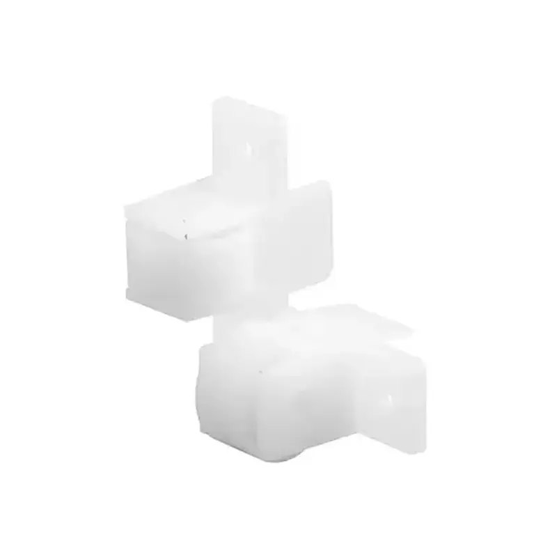 FHC R7218 15/16" - White Nylon Drawer Guide Twin Roller Assembly - pack of 2