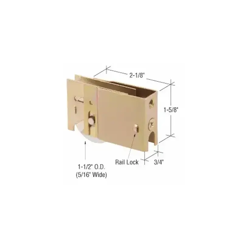 Prime-Line D1751 1-1/2" Steel Sliding Glass Door Roller with 3/4" Wide Housing