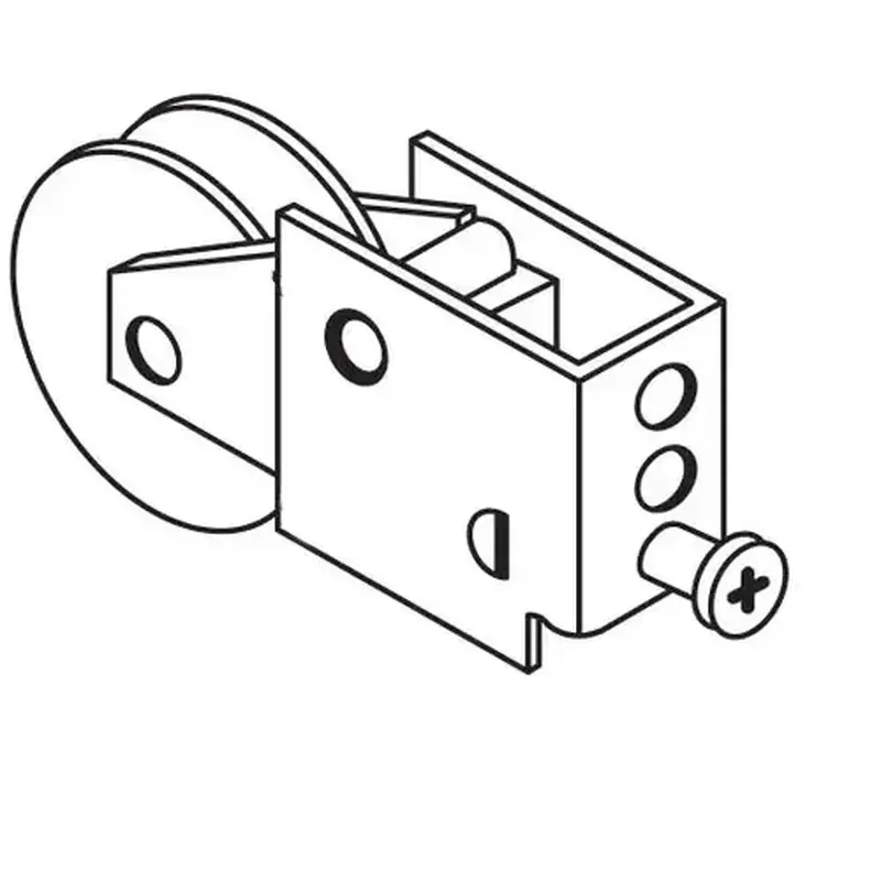 Brixwell 9-211 Patio Door Roller Assembly 1-1/2 Steel Wheel pdr112 (c)