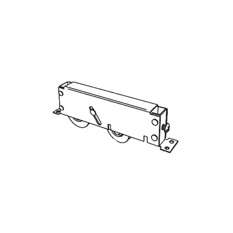 Brixwell 9-474ss Ss Tandem Roller Assy 1-1/2 stainless Steel Wheels