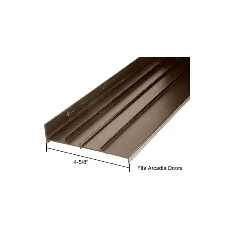 CRL TH801BRZ Bronze OEM Replacement Threshold for Arcadia Doors - 4-5/8" Wide x 8' Long