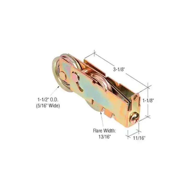 Prime-Line D1844 1-1/2" Steel Ball Bearing Tandem Roller - Fleetwood Doors