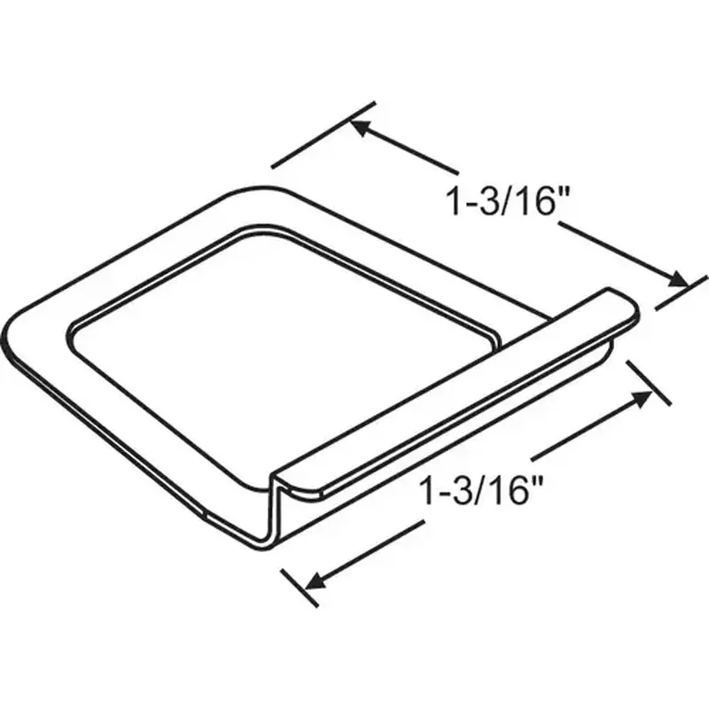 Brixwell 900-14950w-XCP25 Open Screen Pull White - pack of 25